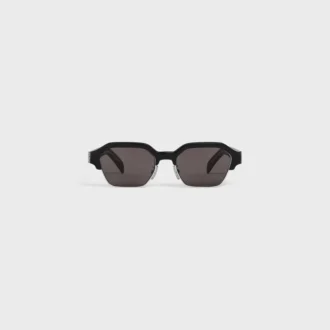 Occhiali da sole Black Frame 63 in acetato e metallo