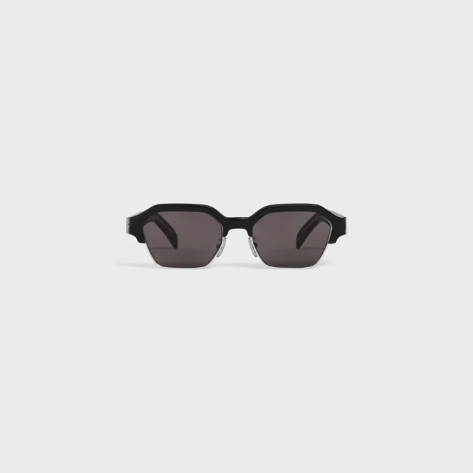Occhiali da sole Black Frame 63 in acetato e metallo Occhiali da sole Black Frame 63 in acetato e metallo