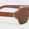 Occhiali da sole Black Frame 63 in acetato e metallo Occhiali da sole Black Frame 63 in acetato e metallo