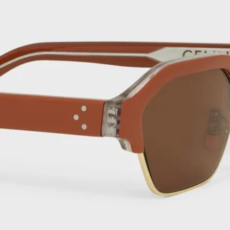 Occhiali da sole Black Frame 63 in acetato e metallo