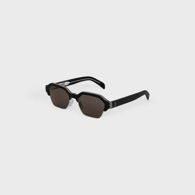 Occhiali da sole Black Frame 63 in acetato e metallo Occhiali da sole Black Frame 63 in acetato e metallo