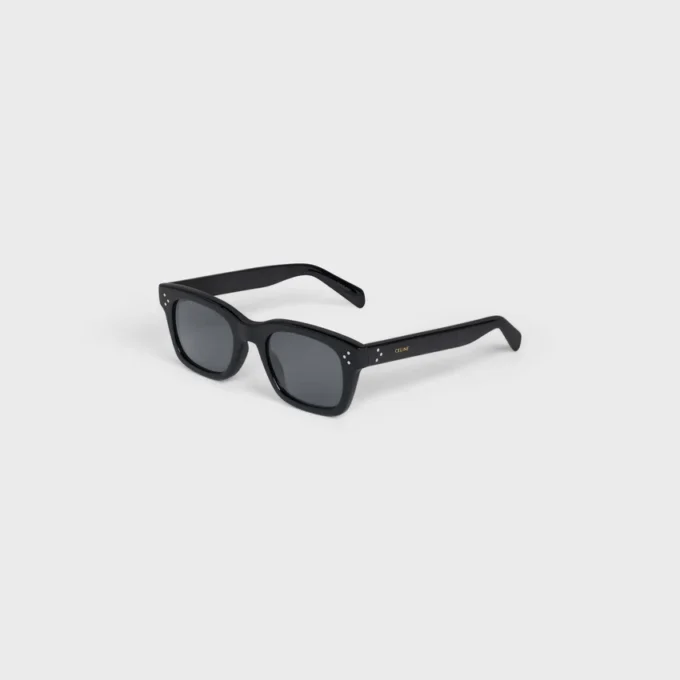Occhiali da sole con montatura nera 41 in acetato Occhiali da sole con montatura nera 41 in acetato