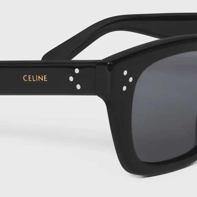 Occhiali da sole con montatura nera 41 in acetato Occhiali da sole con montatura nera 41 in acetato