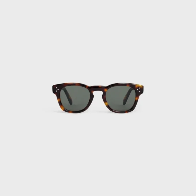Occhiali da sole con montatura nera 42 in acetato Occhiali da sole con montatura nera 42 in acetato