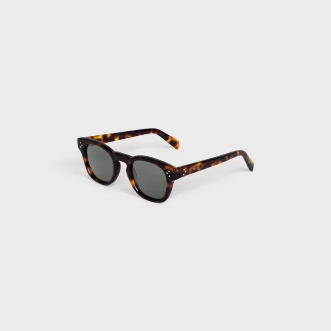 Occhiali da sole con montatura nera 42 in acetato Occhiali da sole con montatura nera 42 in acetato