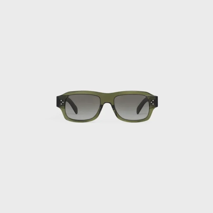 Occhiali da sole con montatura nera 61 in acetato Occhiali da sole con montatura nera 61 in acetato