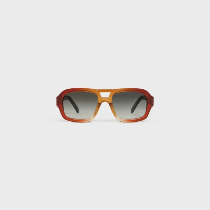 Occhiali da sole con montatura nera 62 in acetato Occhiali da sole con montatura nera 62 in acetato