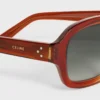Occhiali da sole con montatura nera 62 in acetato Occhiali da sole con montatura nera 62 in acetato