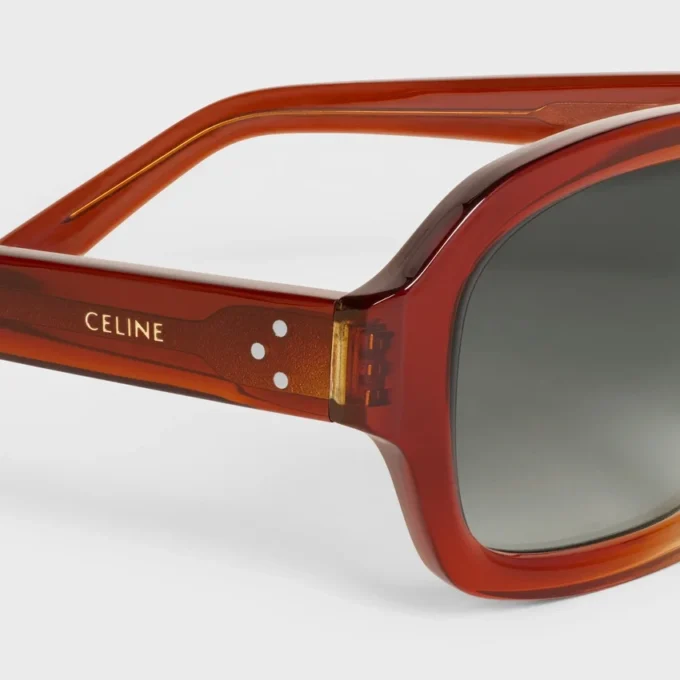 Occhiali da sole con montatura nera 62 in acetato Occhiali da sole con montatura nera 62 in acetato