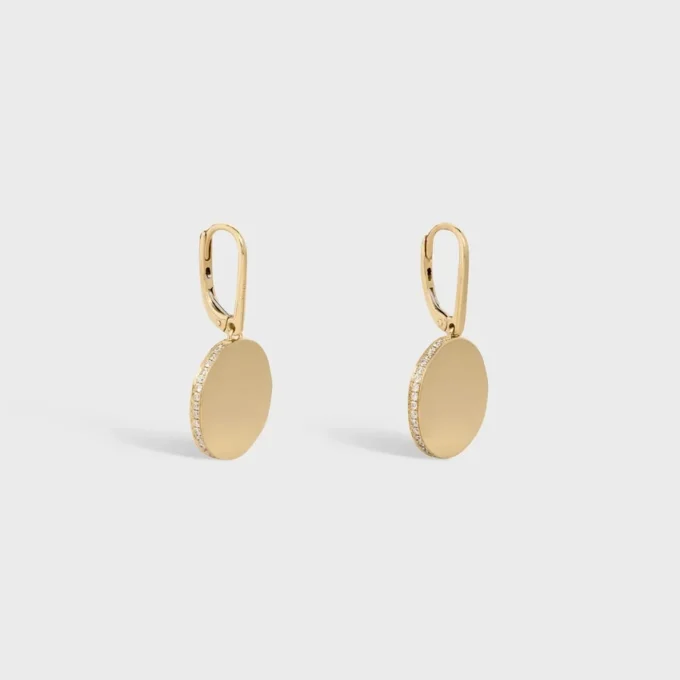 Orecchini CELINE in oro giallo e diamanti Orecchini CELINE in oro giallo e diamanti
