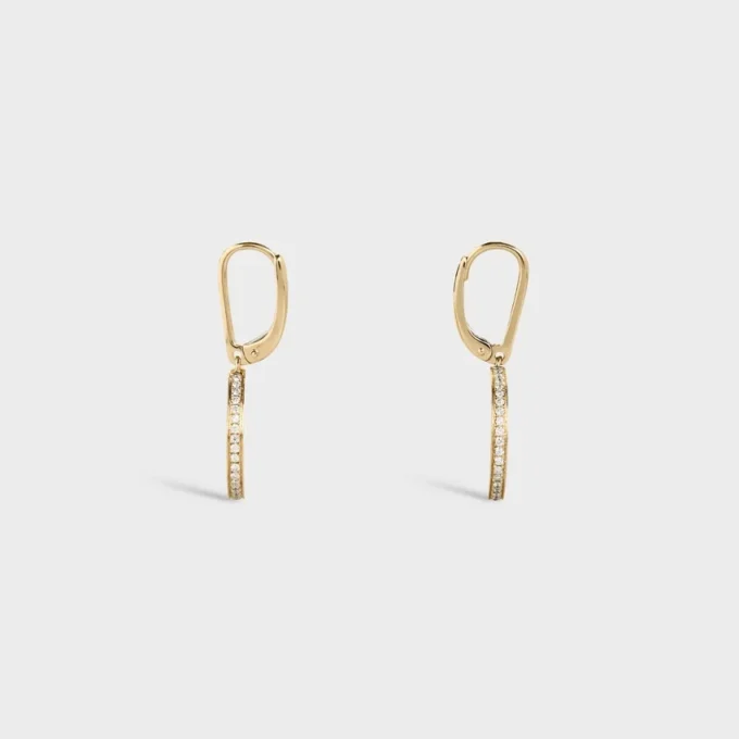 Orecchini CELINE in oro giallo e diamanti Orecchini CELINE in oro giallo e diamanti