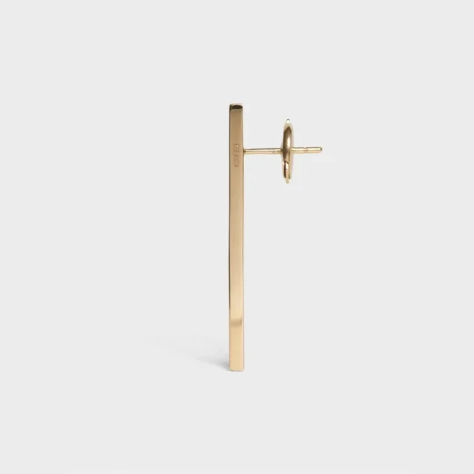 Orecchini CELINE Sentimental Straight in oro giallo e diamanti Orecchini CELINE Sentimental Straight in oro giallo e diamanti
