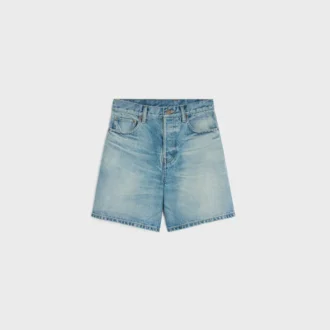 Pantaloncini 001 in denim di cotone Pantaloncini 001 in denim di cotone