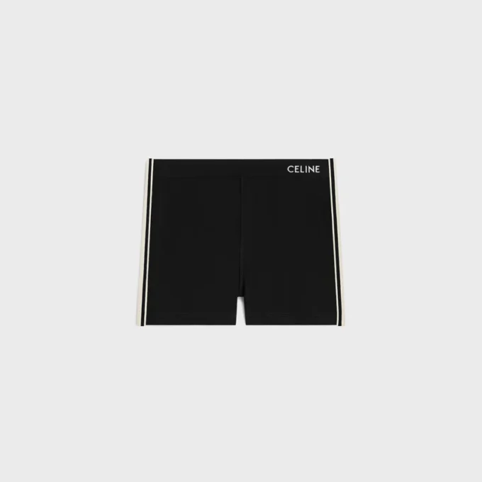 Pantaloncini da ciclismo CELINE in jersey tecnico