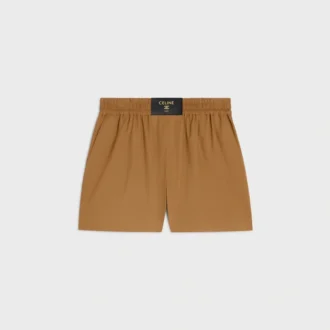 Pantaloncini in cotone e lino