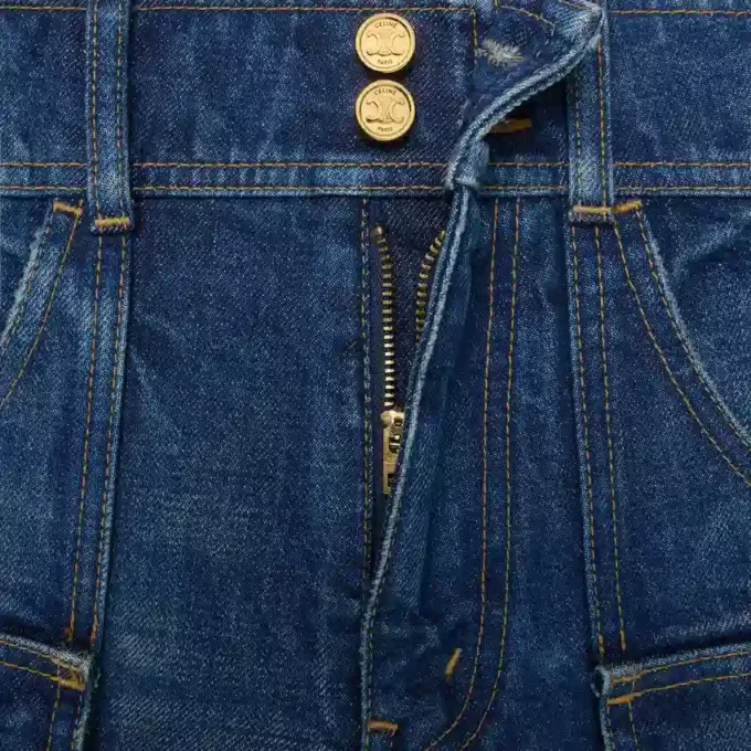 Pantaloncini Kitty in denim scuro Union Wash Pantaloncini Kitty in denim scuro Union Wash