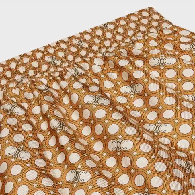 Pantaloncini pigiama in twill di seta