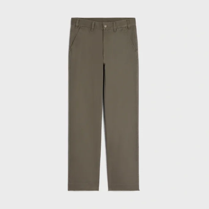 Pantaloni chino in twill di cotone Pantaloni chino in twill di cotone