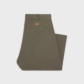 Pantaloni chino in twill di cotone