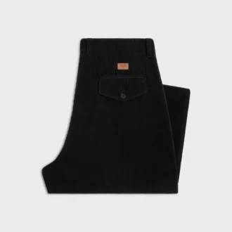 Pantaloni chino in velluto a coste