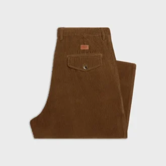 Pantaloni chino in velluto a coste