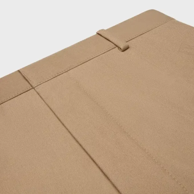 Pantaloni cropped Montauk in gabardine di cotone e lana Pantaloni cropped Montauk in gabardine di cotone e lana