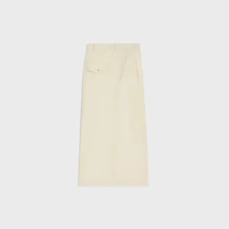 Pantaloni cropped Montauk in lana diagonale