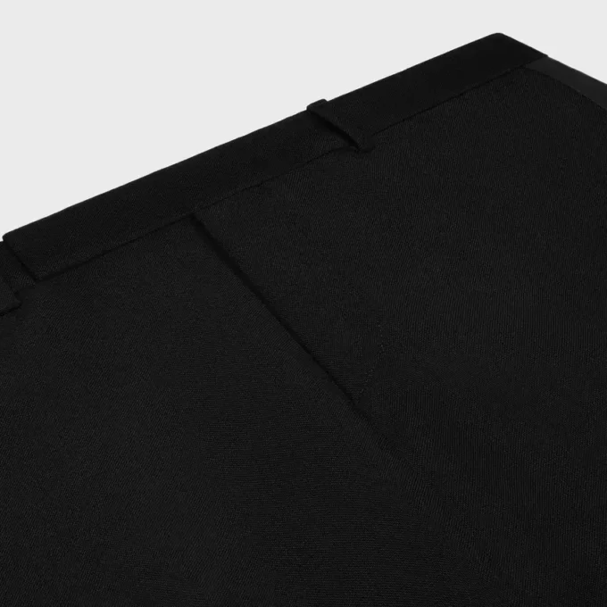 Pantaloni da smoking Dylan in lana e mohair