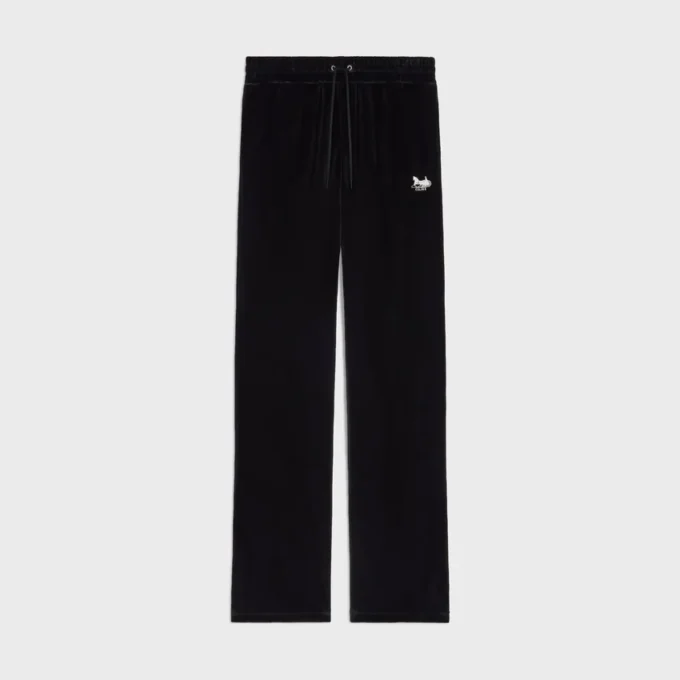 Pantaloni da tuta in jersey di velluto Pantaloni da tuta in jersey di velluto