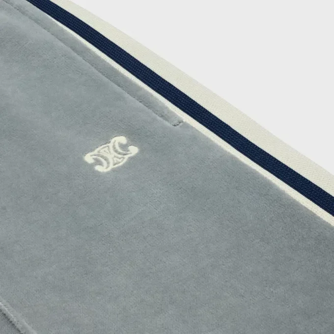 Pantaloni da tuta in jersey di velluto