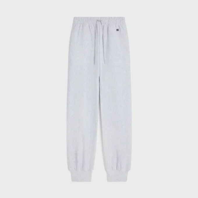 Pantaloni della tuta in felpa di cotone Pantaloni della tuta in felpa di cotone