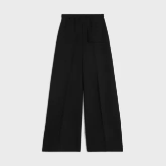Pantaloni della tuta svasati in felpa di cotone Pantaloni della tuta svasati in felpa di cotone