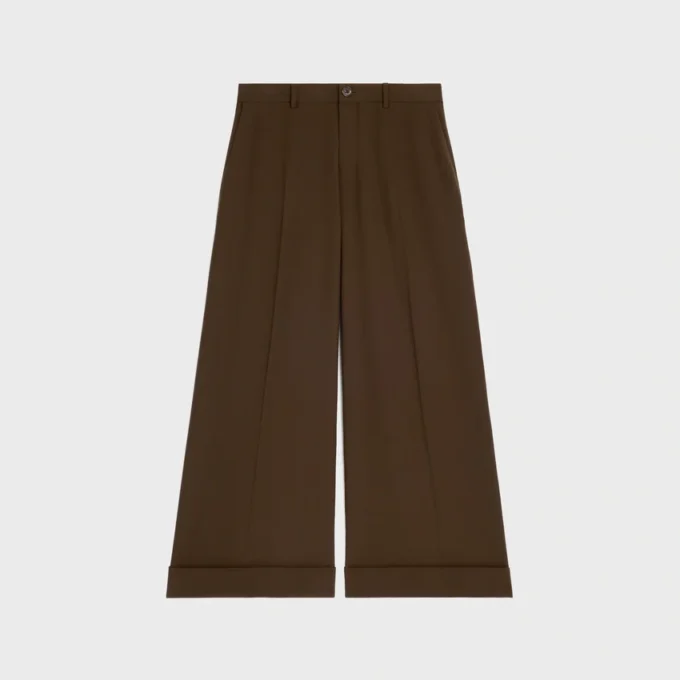 Pantaloni Docks in gabardine di lana elasticizzata Pantaloni Docks in gabardine di lana elasticizzata
