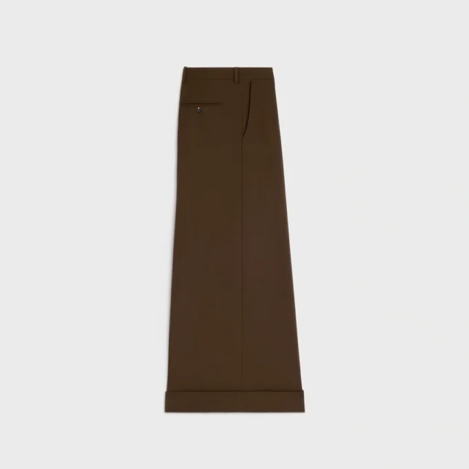 Pantaloni Docks in gabardine di lana elasticizzata Pantaloni Docks in gabardine di lana elasticizzata
