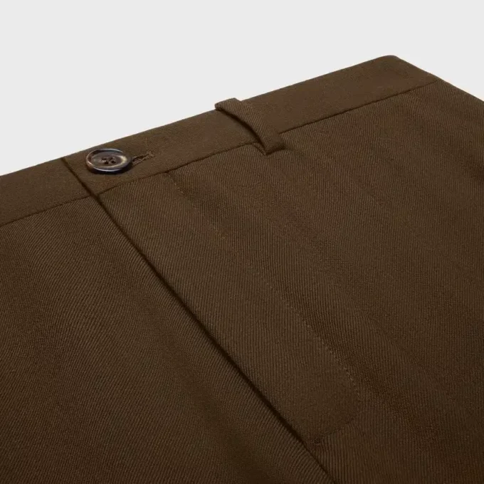 Pantaloni Docks in gabardine di lana elasticizzata Pantaloni Docks in gabardine di lana elasticizzata