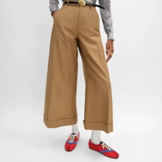 Pantaloni Docks in twill di cotone