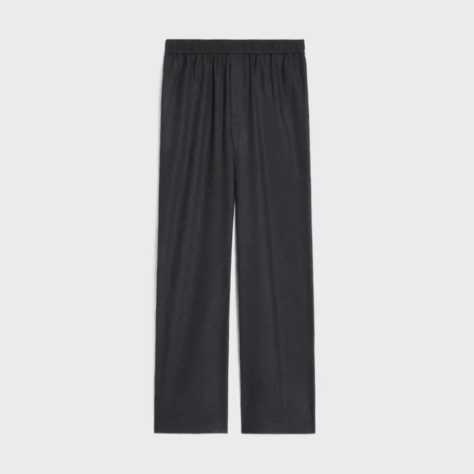 Pantaloni in flanella di cashmere Pantaloni in flanella di cashmere