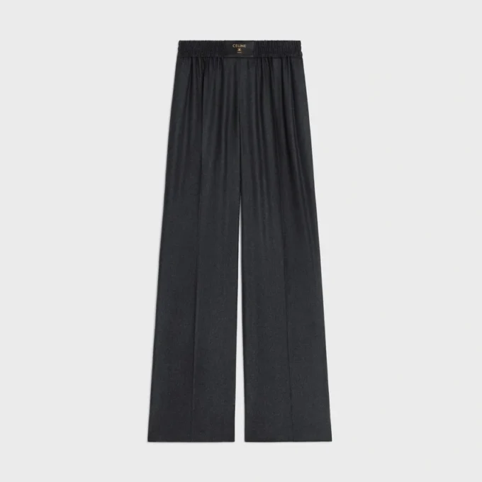 Pantaloni in flanella di cashmere Pantaloni in flanella di cashmere