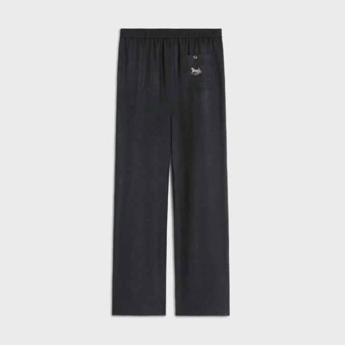 Pantaloni in flanella di cashmere Pantaloni in flanella di cashmere