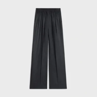 Pantaloni in flanella di cashmere