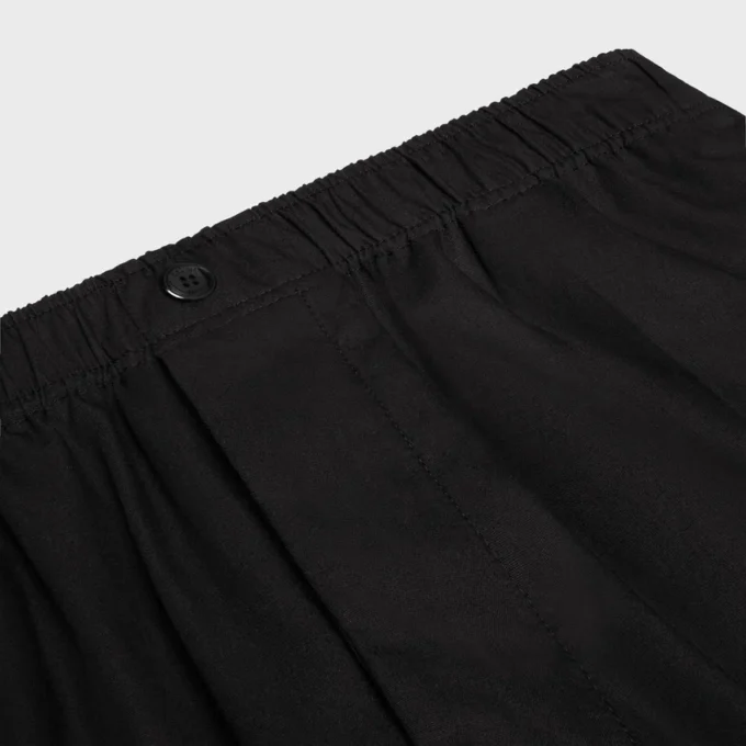 Pantaloni in tessuto di cotone e lino Pantaloni in tessuto di cotone e lino