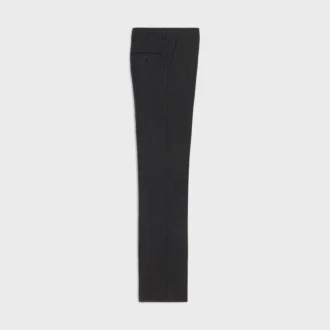 Pantaloni Mods in gabardine di lana a righe retrò