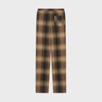Pantaloni pigiama  in lana a quadri