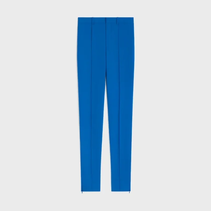 Pantaloni slim in gabardine di lana elasticizzata Pantaloni slim in gabardine di lana elasticizzata