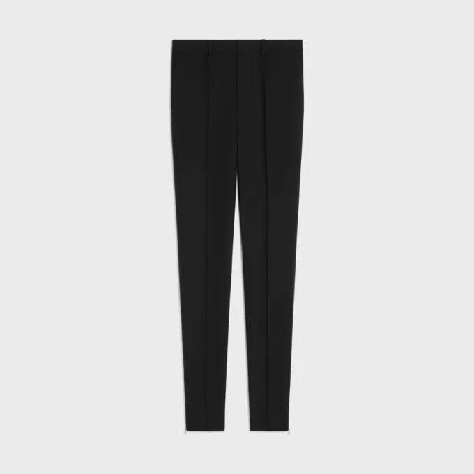 Pantaloni slim in gabardine di lana elasticizzata Pantaloni slim in gabardine di lana elasticizzata