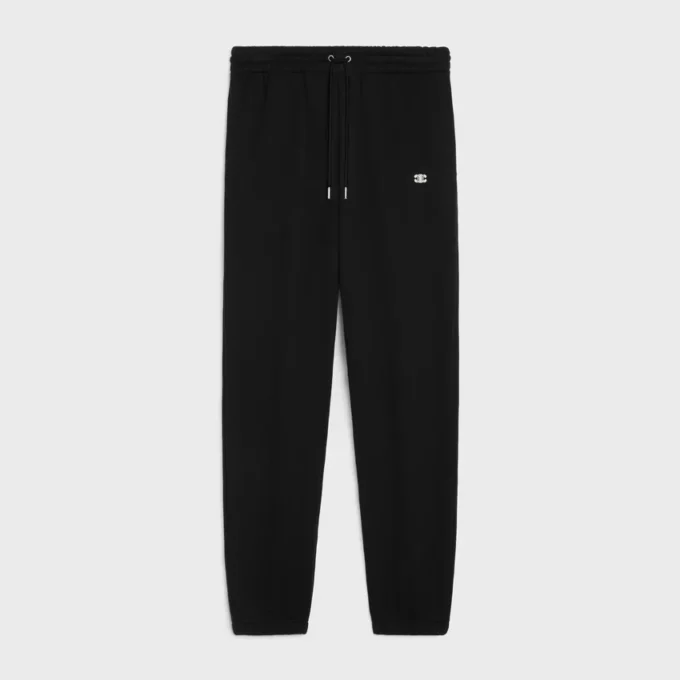 Pantaloni sportivi larghi Triomphe in cotone e cashmere Pantaloni sportivi larghi Triomphe in cotone e cashmere