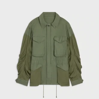 Parka in raso di cotone Parka in raso di cotone