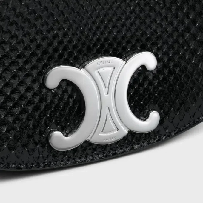 Piccola Besace Strap Triomphe in pitone Piccola Besace Strap Triomphe in pitone