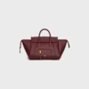 Piccola borsa di Luggage in pelle di vitello martellata Piccola borsa di Luggage in pelle di vitello martellata