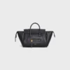 Piccola borsa di Luggage in pelle di vitello martellata Piccola borsa di Luggage in pelle di vitello martellata